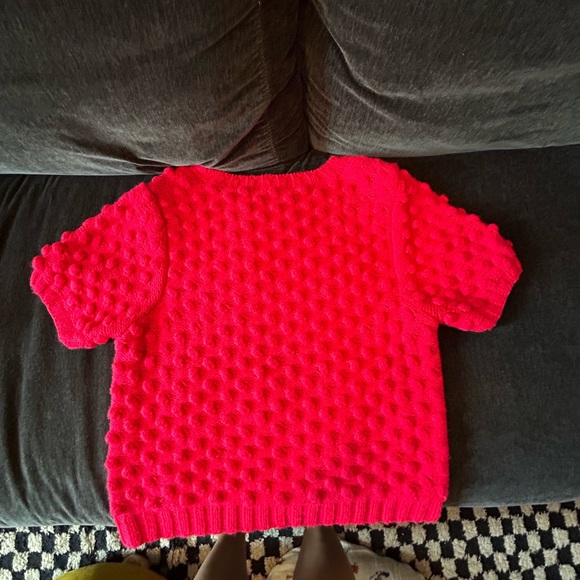 A detacher “popcorn” short sleeve sweater size M like new condition - Picture 2 of 6